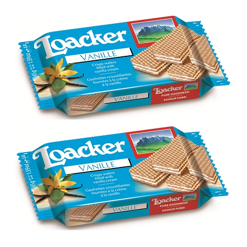 Bánh kem xốp Loacker Classic Va-ni 45g